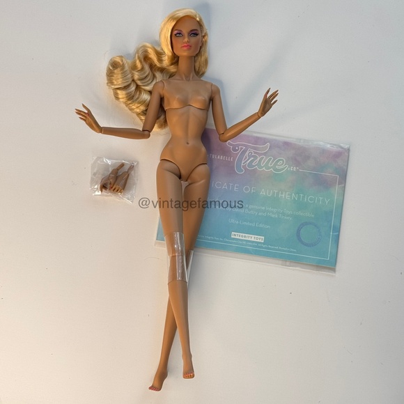 Integrity Toys Bubble Up Lark Lawrence Nude Fashion Doll Articulated True - Picture 2 of 7